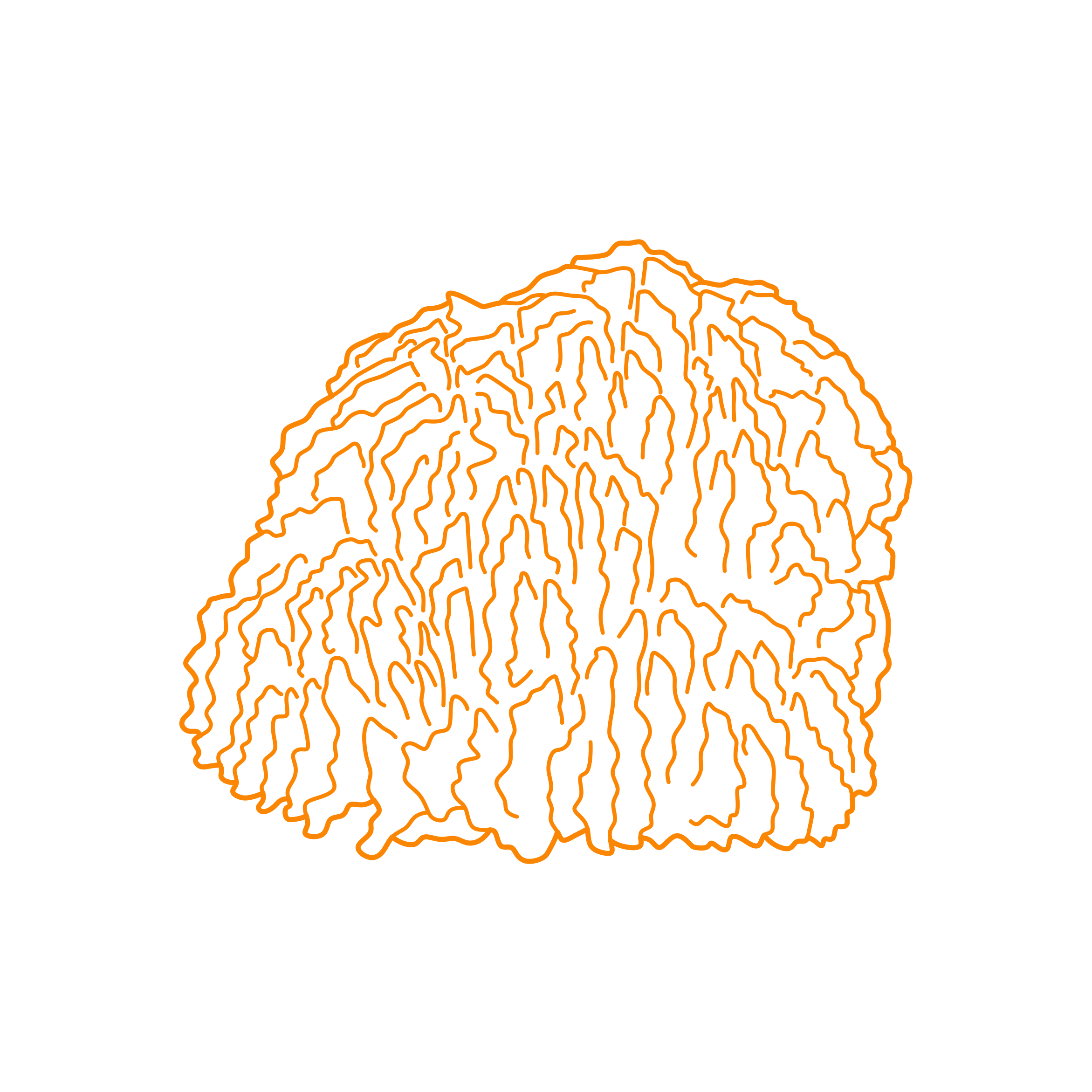 Animals Corals Blue Coral Sticker Outline Svg File Free Vectors